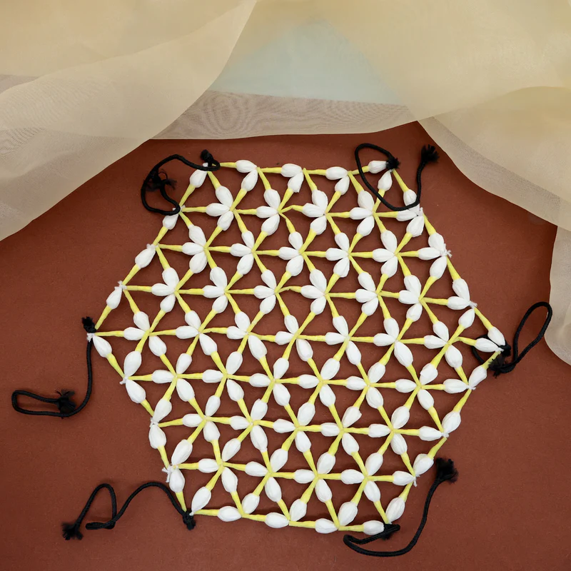 Handmade Real Look Jasmine Hair Bun Net